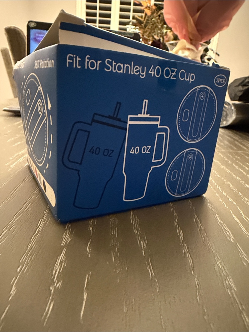 40 oz Cup Lid Replacement - Blue Packaging
